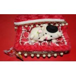 Beautiful Red Parachute Box Hanging Couple Teddy Bears